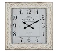 BigBuy Home Orologio da parete bianco ferro 60 x 60 x 6,5 cm