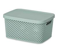 BigBuy Home Scatola di ordinazione verde pastello 3,5 ml 24x18x13