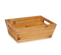 BigBuy Home Scatola multiuso naturale marrone (33 x 22 x 10 cm)