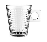 BigBuy Home Set di Tazze da caffè Lime a Nido d'Ape 8 cl 3 Pezzi