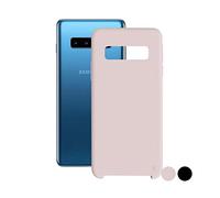 BigBuy Tech CARCASA SOFT SILICONE KSIX PARA GALAXY S10 Plus ROSA