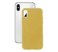 BigBuy Tech FUNDA KSIX ECO-FRIENDLY PARA IPHONE X AMARILLA