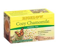 Bigelow Cozy - Té de hierbas de manzanilla sin cafeína, 20 unidades (paquete de 6)