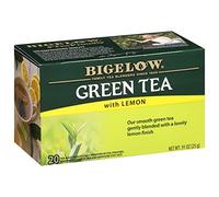 Bigelow Green Tea with Lemon, 20-Count Boxes (Pack of 6)