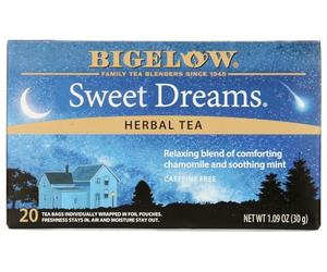 Bigelow SWEET DREAMS Herbal Tea - 20 conteggi (4 confezioni)