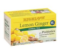 Bigelow Tea, Herb Plus Lemon Ginger, 18-Count Tea Bags (Pack of 6) by Bigelow Tea