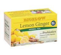 Bigelow Tea, Tea Herb Plus Lemon Ginger (senza caffeina), 18 pezzi | Tè senza caffeina con limone e zenzero, 108 bustine di tè in totale