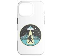 Bigfoot Abduction! Vintage Sasquatch & UFO Alien Graphic Custodia per iPhone 16 Pro