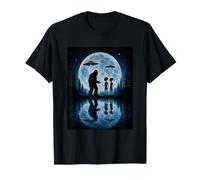 Bigfoot Alien Amicizia Moonlight UFO Misterioso Incontro Maglietta