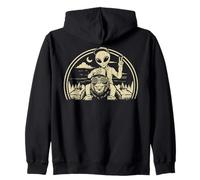 Bigfoot Alien Boy Adventure Sasquatch UFO Felpa con Cappuccio