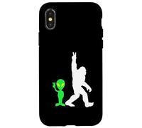 Bigfoot & Alien Conspiracy Theory Bigfoot & Alien Custodia per iPhone X/XS