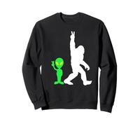 Bigfoot & Alien Conspiracy Theory Bigfoot & Alien Felpa