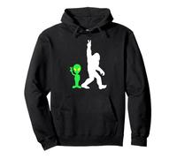 Bigfoot & Alien Conspiracy Theory Bigfoot & Alien Felpa con Cappuccio
