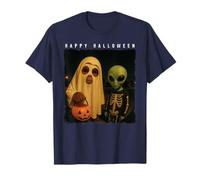 Bigfoot Alien, divertente trucco per Halloween, videocamera da porta Maglietta