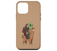 Bigfoot Alien Gnome equitazione un Alpaca Custodia per iPhone 12 mini