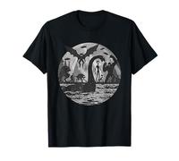 Bigfoot Alien Loch Ness Mostro Creature Mitiche UFO Maglietta