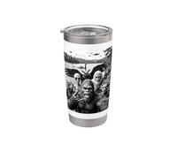 Bigfoot Alien Loch Ness Mostro UFO Criptidi Selfie Bicchiere termico in acciaio inox doppia parete