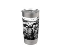 Bigfoot Alien Loch Ness Mostro UFO Criptidi Selfie Bicchiere termico in acciaio inox doppia parete