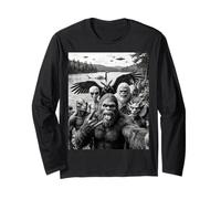 Bigfoot Alien Loch Ness Mostro UFO Criptidi Selfie Maglia a Manica