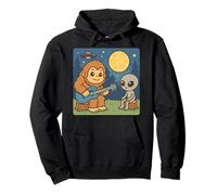 Bigfoot & Alien, per Bambini | Amanti della Chitarra e Chitarra, Kawaii Felpa con Cappuccio
