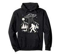 Bigfoot Alien Rapimento Loch Ness Sasquatch Yeti UFO Divertente Felpa con Cappuccio