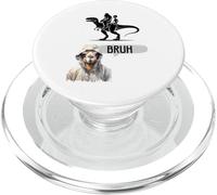 Bigfoot & Alien Riding T-Rex, Camel dice BRUH PopSockets PopGrip per MagSafe