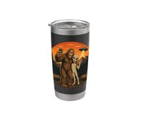 Bigfoot Alien Selfie UFO Amici Extraterrestri Bicchiere termico in acciaio inox doppia parete