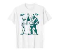 Bigfoot & Alien Ukulele e Kazoo Bruh 67 - Funny Six Seven Meme Maglietta