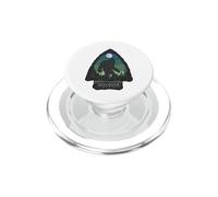 Bigfoot Arrowhead Sasquatch Scopri la grafica del cielo notturno PopSockets PopGrip per MagSafe