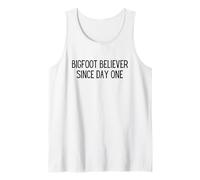 Bigfoot Believer sin dal primo giorno Retro Sasquatch Cryptid Canotta