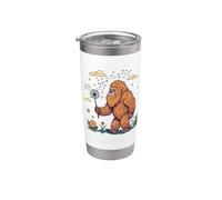 Bigfoot Blowing Dente di leone, che soffia i desideri Bicchiere termico in acciaio inox doppia parete