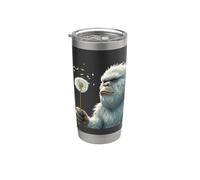 Bigfoot Blowing Dente di leone, che soffia i desideri Bicchiere termico in acciaio inox doppia parete