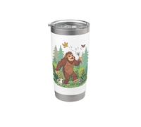 Bigfoot Blowing Dente di leone, che soffia i desideri Bicchiere termico in acciaio inox doppia parete