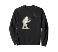 Bigfoot Blowing Dente di Leone, Che soffia i Desideri Felpa