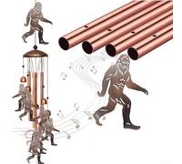 Bigfoot - Campanello a vento con sette statuette distinte e sei tubi in alluminio risonanti per texture aurale testurizzata (1)