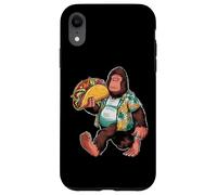 Bigfoot Carrying Taco - Funny Cinco de Mayo Sasquatch Tee Custodia per iPhone XR