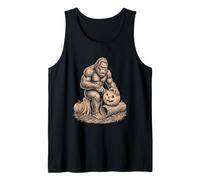 Bigfoot Carving Pumpkin - Divertente Jack-O'-Lantern Halloween Canotta