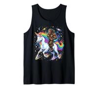 Bigfoot - Cavalcando Unicorno Cosmic Rainbow Fantasy Canotta