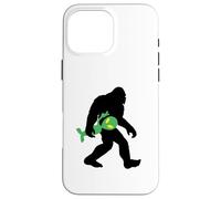 Bigfoot che tiene un alieno Custodia per iPhone 16 Pro Max