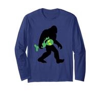 Bigfoot che tiene un alieno Maglia a Manica