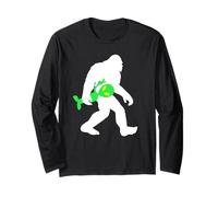 Bigfoot che tiene un alieno Maglia a Manica
