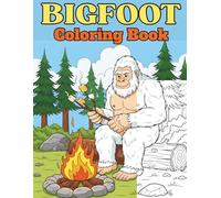 Bigfoot Coloring Book: Fun and Relaxing Easy Sasquatch and Cryptid 45 Designs, Cute and Funny Coloring Pages for Stress Relief, Mindfulness, and ... Teens, and Adults | Size 8.5"X11" / 94 Pages