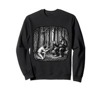 Bigfoot Comunicare con l'Uomo Natura Vintage Art Felpa