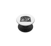 Bigfoot Comunicare con l'uomo Natura Vintage Art PopSockets PopGrip Adesivo