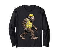 Bigfoot Costruttore di Sasquatch per Operaio Edile Maglia a Manica