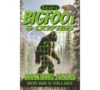 Bigfoot Crossword Puzzle: Crossword Puzzles with Easy to Read Print about Bigfoot, Cryptids, Monsters and More! | 6 x 9 inches | 120 pages | 60 Puzzles | Fun for Vacations, Travel and Downtime!