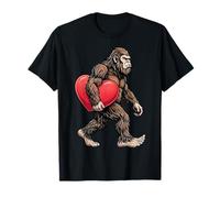Bigfoot - Cuore con Scritta in Lingua Inglese Love Maglietta
