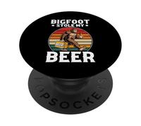 Bigfoot divertente mi ha rubato la birra PopSockets PopGrip Adesivo