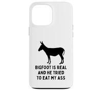 Bigfoot è reale e ha cercato di mangiare il mio culo asino animale Custodia per iPhone 13 Pro Max