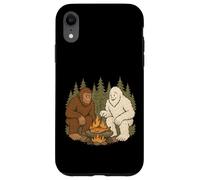 Bigfoot e Yeti Cucinare Pesce Pesca da falò Custodia per iPhone XR